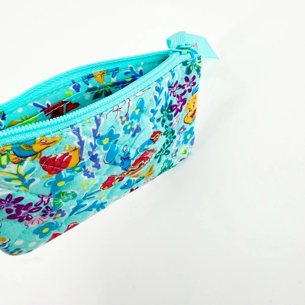 Vera Bradley Disney Little Mermaid Ariel Zip ID Case Wallet Retired EUC